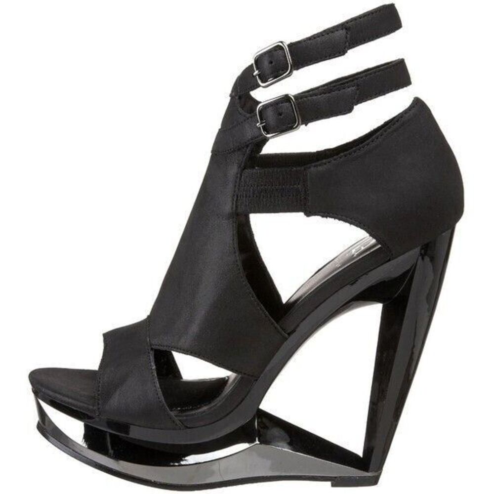 Velvet Angels Stanza Leather Purple Plum Strappy Heels Shoe Size 38.5 / 6.5